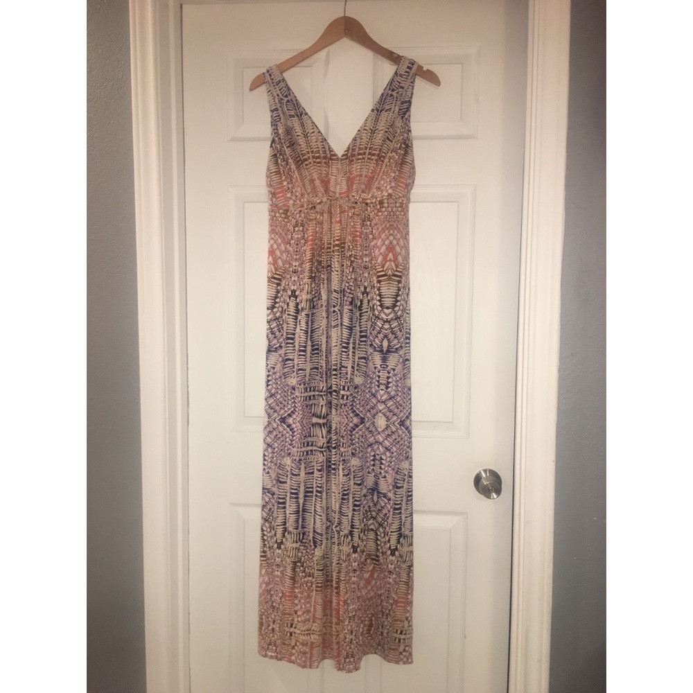 TART Long Maxi Snakeskin Racerback Maternity L